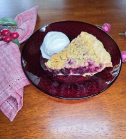Cherry Crumb Pie