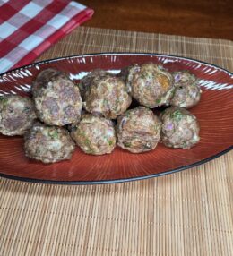 Baked Greek Meatballs