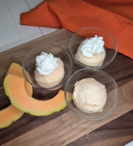 Cantaloupe Ice Cream (No-Churn)