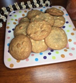 White Chocolate Macadamia Coconut Cookies