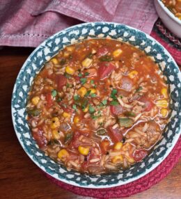 Chipotle Stuffed Pepper Soup